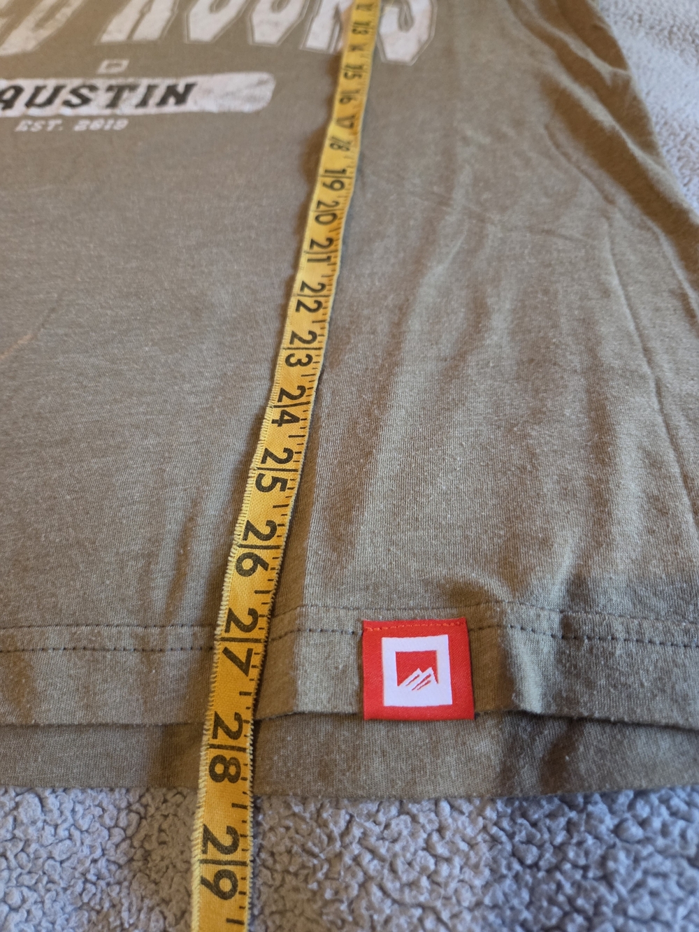 Red Rocks Austin Graphic Tee - Beige - Picture 5 of 11